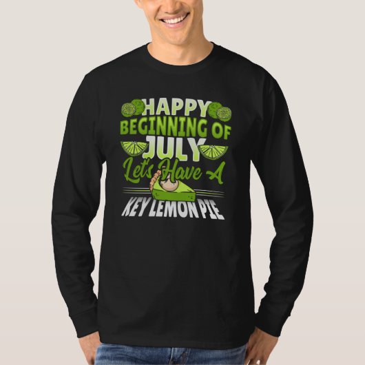 Happy July Key Lemon Pie T-Shirt (Vorderseite)