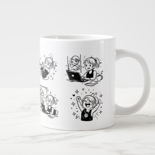 happy Jumbo-Tasse (Rechts)