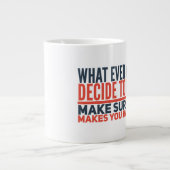 Happy Jumbo Tasse (Vorderseite)