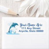 Happy Jumping Dolphin mit Blasen (Insitu)