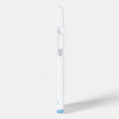 Happy Jumping Dolphin mit Blasen Case-Mate iPhone Hülle (Rückseite / Links)