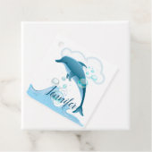 Happy Jumping Dolphin mit Blasen Geschenkanhänger (Beispiel)