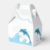 Happy Jumping Dolphin mit Blasen Geschenkschachtel (Rückseite)