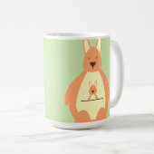 Happy Jumping Kangaroo Tasse (VorderseiteRechts)