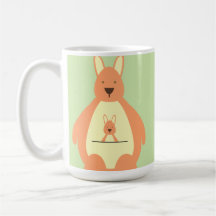 Happy Jumping Kangaroo Tasse