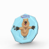 Happy Jumping Quokka Cartoon Design Fotoblock (Links)