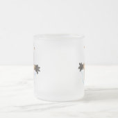 Happy Jumping Quokka Cartoon Design Mattglastasse (Mittel)