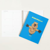 Happy Jumping Quokka Cartoon Design Planer (Anzeige)