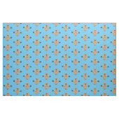 Happy Jumping Quokka Cartoon Design Stoff (Fat Quarter (45,7 x 55,9 cm))