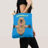 Happy Jumping Quokka Cartoon Design Tasche (Von Nahem)