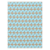 Happy Jumping Quokka Cartoon Design Tischdecke (Vorderseite)