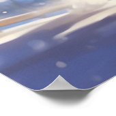 *~* Happy Jumping Snow Kitty 5:4 Kätzchen AP68 Poster (Ecke)