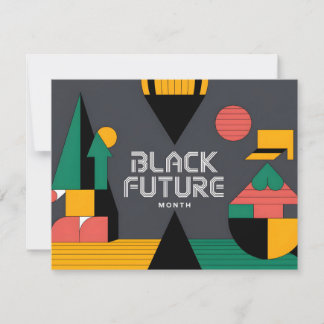 Happy Juneteenth Colorful Freedom Day Design Feiertagskarte