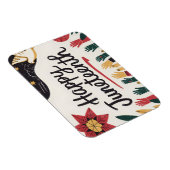Happy Juneteenth Colorful Freedom Day Design Magnet (Rechte Seite)