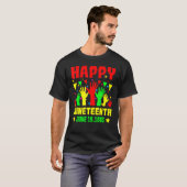 Happy Juneteenth Day Freedom 2 T-Shirt (Vorne ganz)