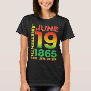 Happy Juneteenth ist mein Unabhängigkeitstag frei T-Shirt