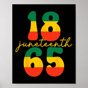Happy Juneteenth ist mein Unabhängigkeitstag Kind  Poster