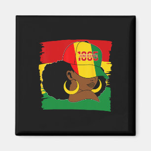 Happy Juneteenth ist mein Unabhängigkeitstag Liebe Magnet