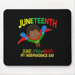 Happy Juneteenth ist mein Unabhängigkeitstag Super Mousepad