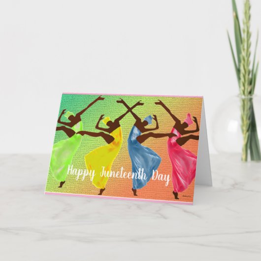 Happy Juneteenth Karte (Vorderseite)