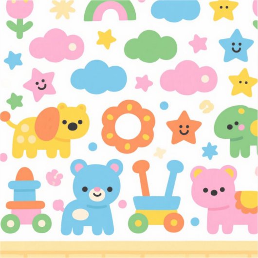 Happy Jungle Vinyl Sticker (Vorderseite)