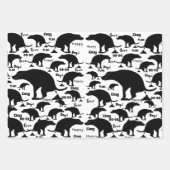 Happy Kackend Hund Geschenkpapier Set (Vorderseite)