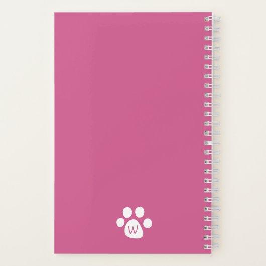 Happy Kawaii Calico Cat Dancing to Music Notizblock (Rückseite)