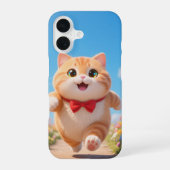Happy Kawaii Cat Phone Case iPhone 16 Hülle (Rückseite)