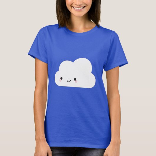 Happy Kawaii Cloud T-Shirt (Vorderseite)