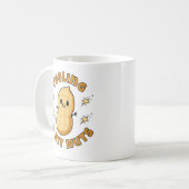 Happy Kawaii Peanut Cartoon - Gefühl ein bisschen  Kaffeetasse (Vorderseite Links)