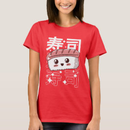 Happy Kawaii Sushi Japanisch Food Lover Geschenk T T-Shirt