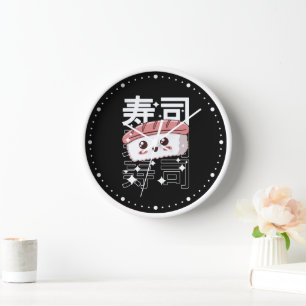 Happy Kawaii Sushi japanisches Food Lover Geschenk Uhr