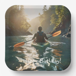 Happy Kayaking Pappteller