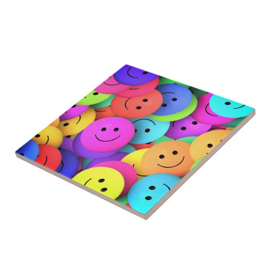 Happy Keramik Tile Lächeln Fliese (Seite)