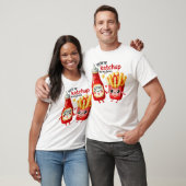 Happy Ketchup and French Fries Pair T-Shirt (Unisex)