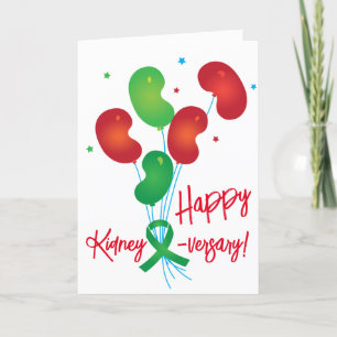Happy Kidney-Jubiläum individuelle Karte