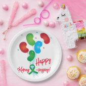 Happy Kidney-Jubiläum Papierplatte Pappteller (Party)