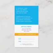 Happy Kids and Tooth | Pädiatrische Zahnärztin Visitenkarte (Rückseite)