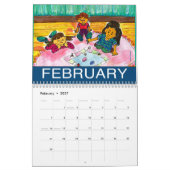 Happy Kids Children's Art Kalender (Feb 2027)