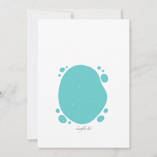 Happy Kids Einladung (Rückseite)