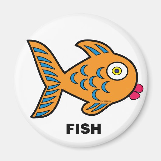 Happy Kids Fish Magnet (Vorne)