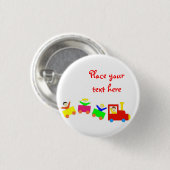 Happy Kids Train Button (Vorne & Hinten)