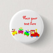 Happy Kids Train Button (Vorderseite)