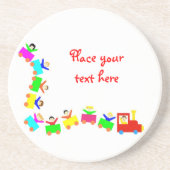 Happy Kids Train Getränkeuntersetzer (Vorne)