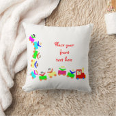 Happy Kids Train Kissen (Decke)