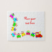 Happy Kids Train Puzzle (Horizontal)