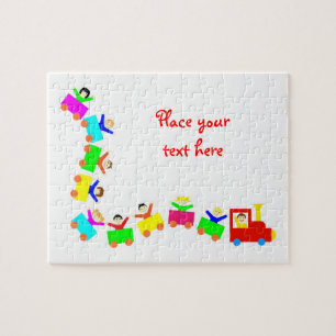 Happy Kids Train Puzzle