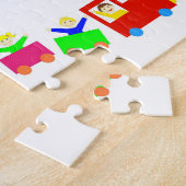 Happy Kids Train Puzzle (Seite)