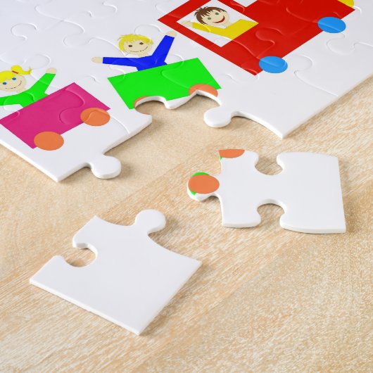 Happy Kids Train Puzzle (Seite)