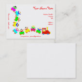 Happy Kids Train Visitenkarte (Vorne/Hinten)